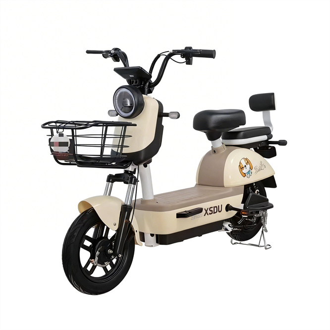 New 500w 48v Electric Moped Bike with Pedals Electrica Ebike Scooter Electric Bike Bicycle