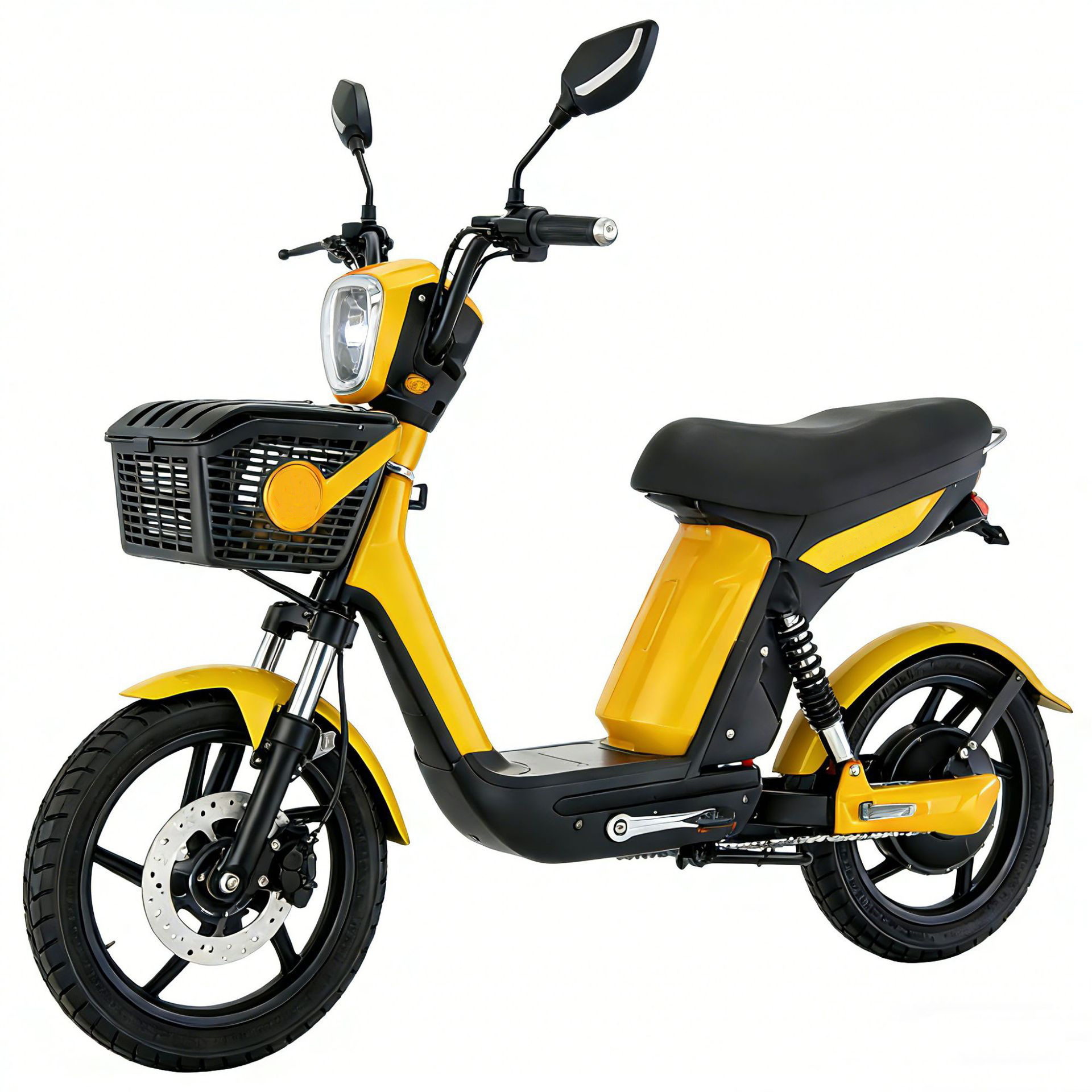 Hot Sale 350W/500W 18 Inch Mini Whirlwind Factory Direct Sales Steel Frame Material Lithium Battery Moped Electric Bicycle 
