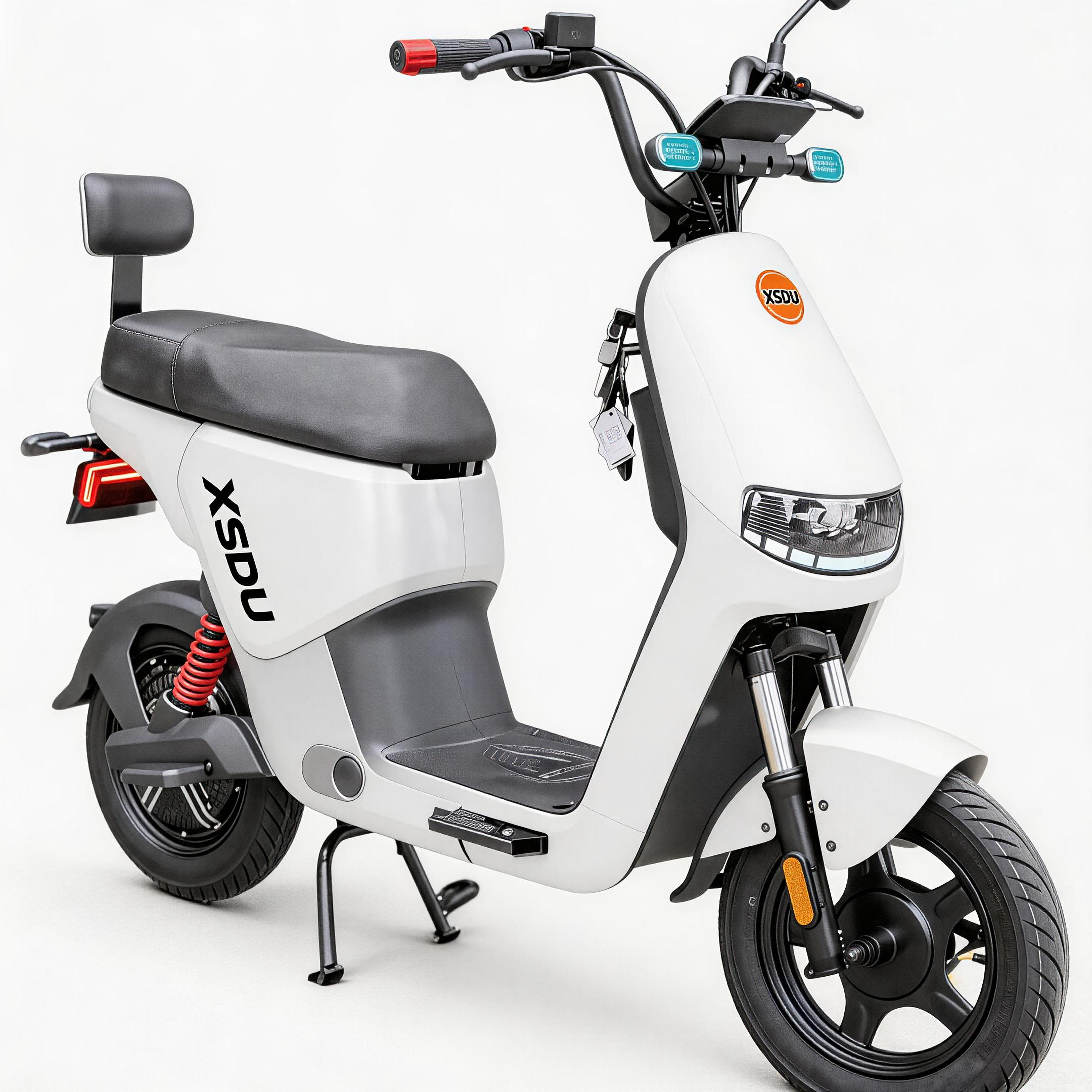 Popular 48V 500W Brushless Electric Bicycle Smart Motorcycle for Adults Newly Upgraded Double-large Seat Cushion 