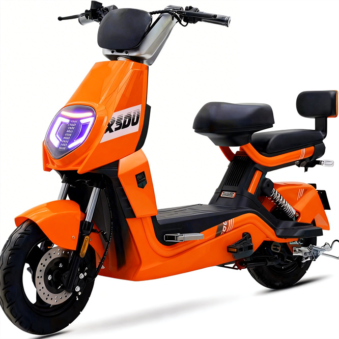 High-Performance 1100W Brushless Central Motor 48V Steel Frame Electric Bicycle with 2.75-10 Tubeless Tires for City Adults