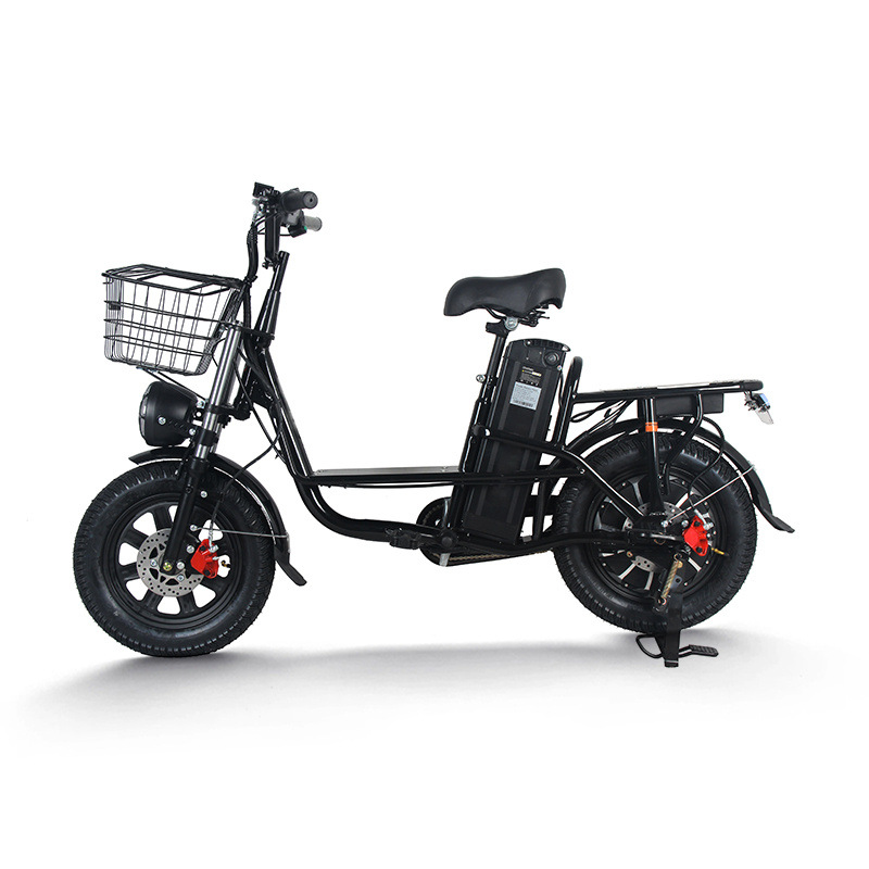 Newly Designed 48V/60V 12Ah Cargo Electric Scooter Durable 500W Electric Bicycle Cheap Lithium Battery Including Turning Signal