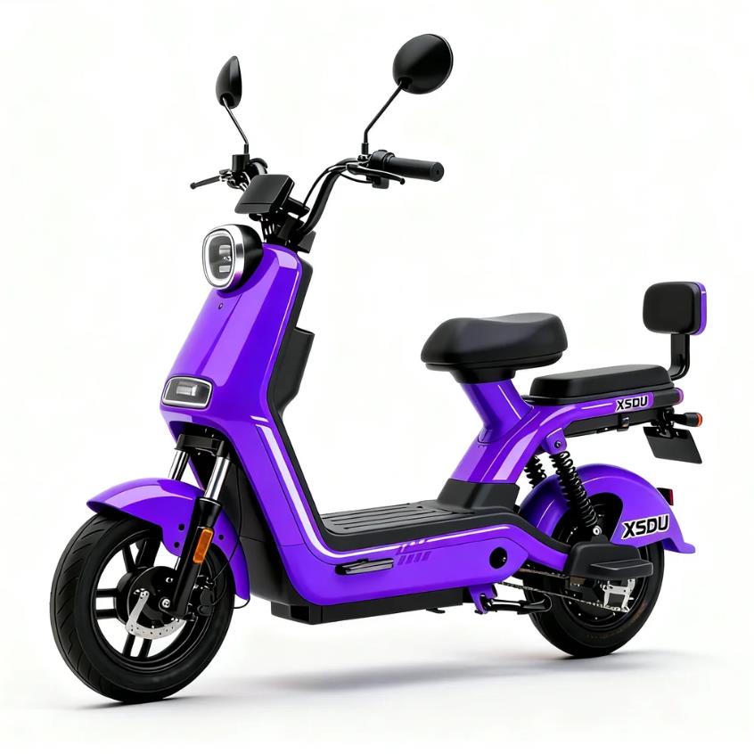 High-Speed 48V 350W Electric Bike 50km Range Single Speed Rear Hub Motor 48V Lithium Battery Carbon Steel Smart Digital Sensor 