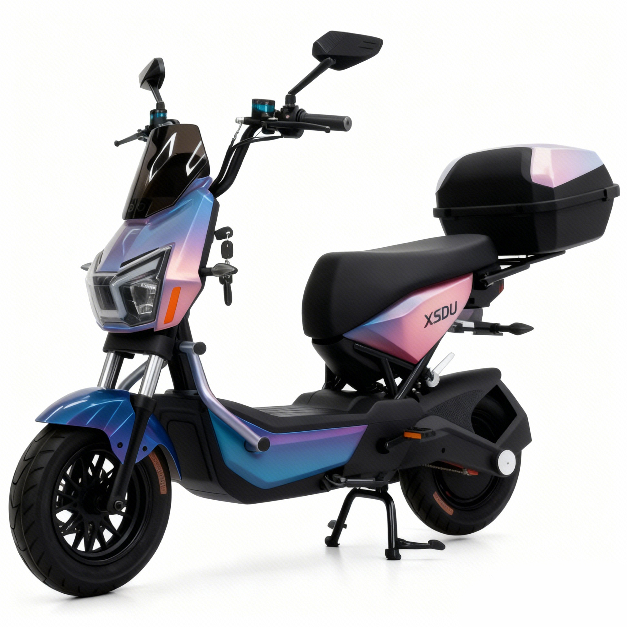 Brushless Motor 48V Lithium Battery E-Bike 1500W 50km Range Hydraulic Disc Brake Lightweight Sport Electric Motorcycle 