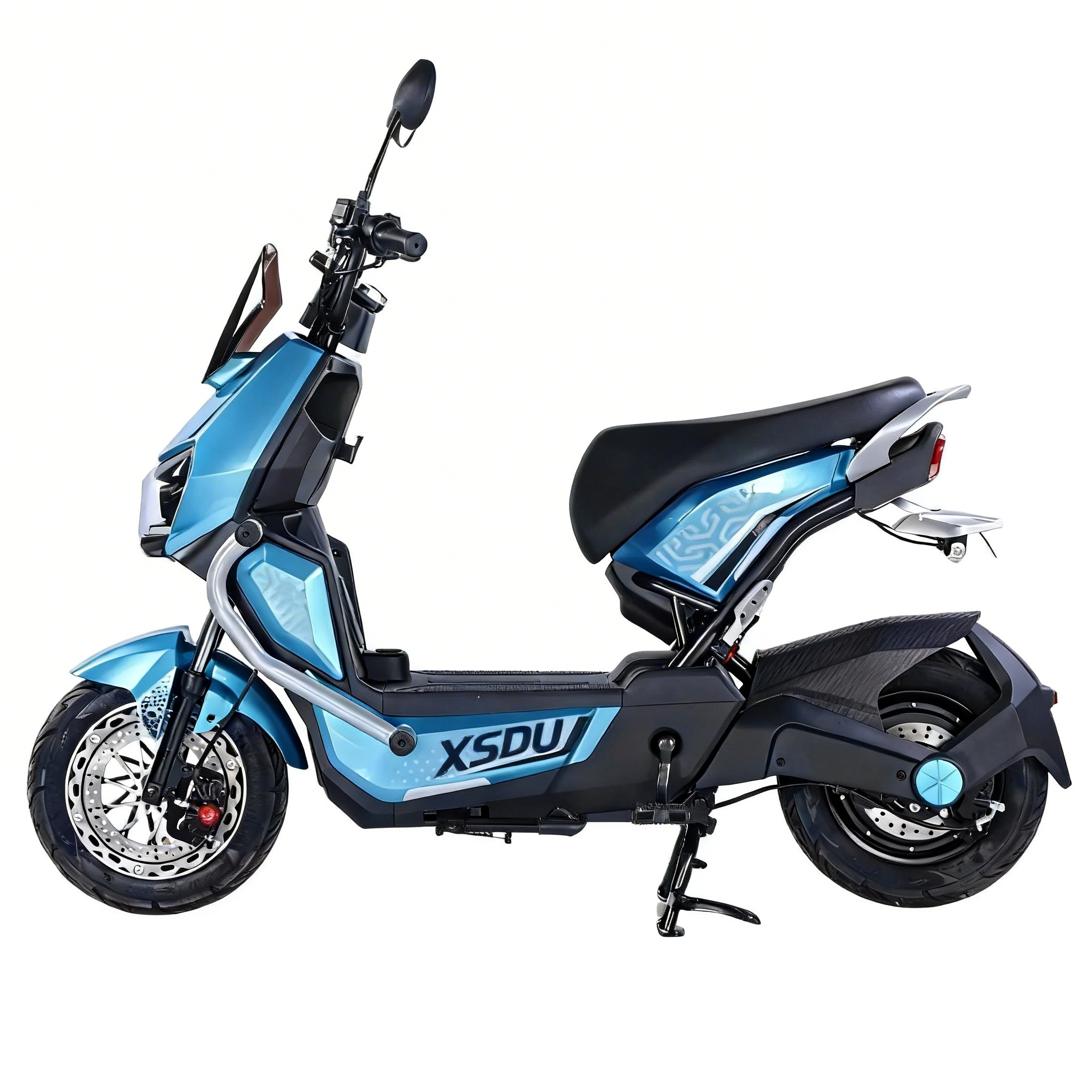 72V Electric Streetbike Motorcycle with Hidden Battery Aluminum Frame Brushless Motor 1000W 40-60km/h