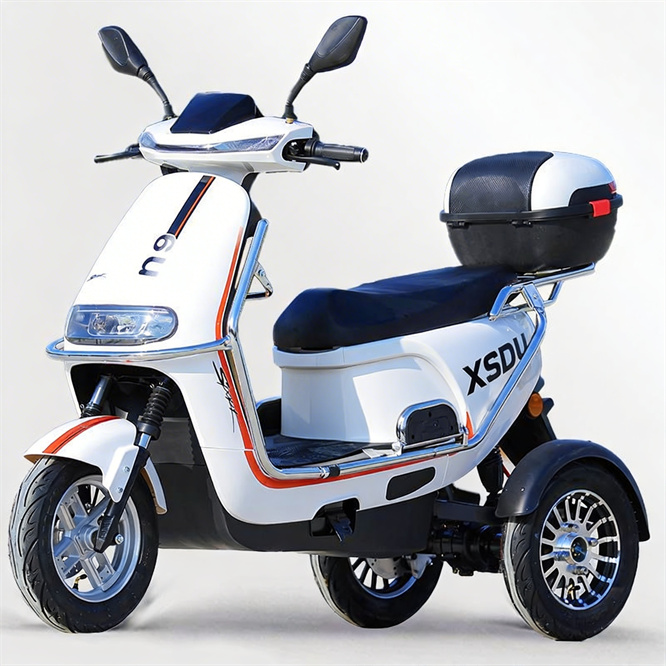 Skilled Technology Design T4P-1 Outdoor Leisure Power Adult Electric Motorcycle Elderly 4 Wheels 60V Lithium Mobility