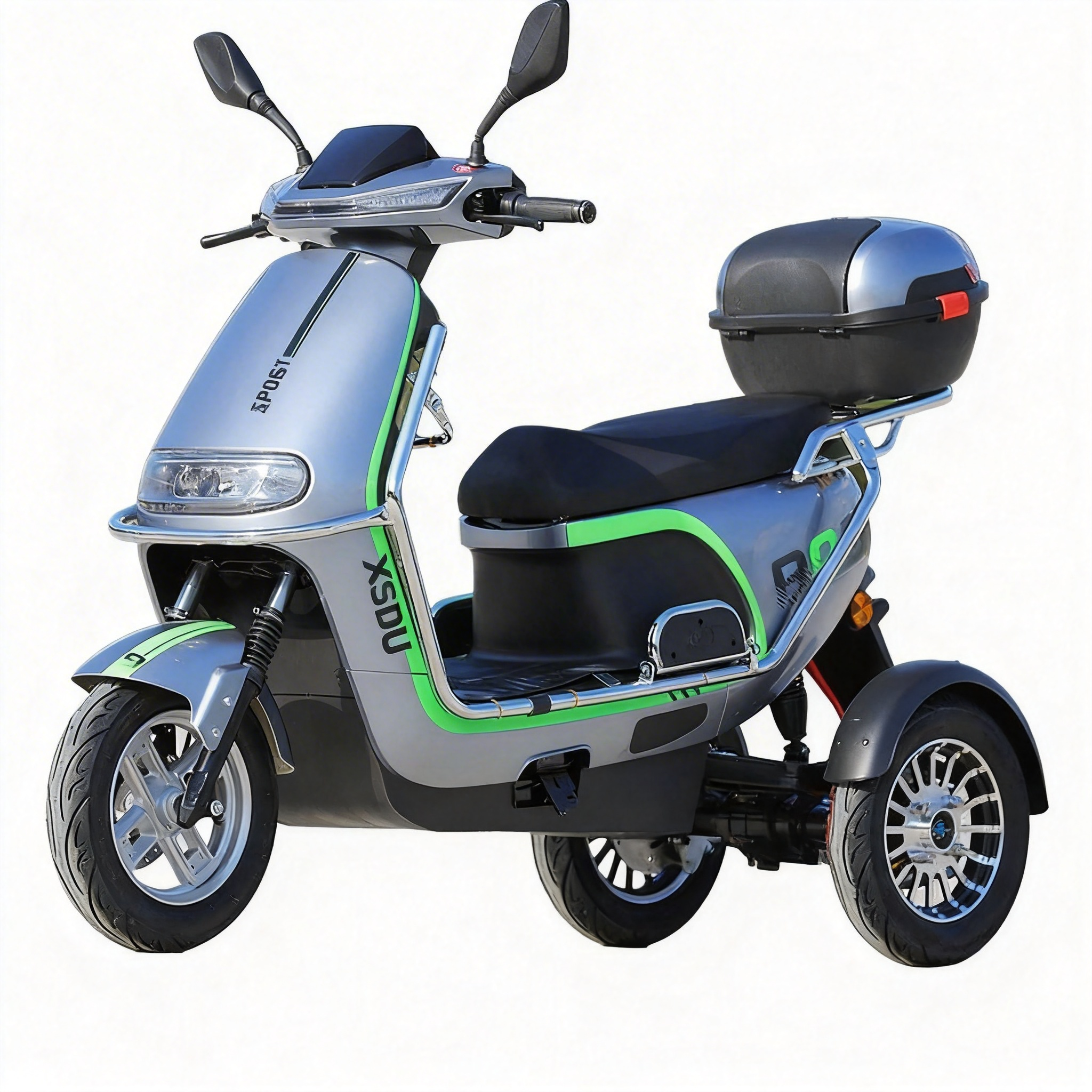 Skilled Technology Design T4P-1 Outdoor Leisure Power Adult Electric Motorcycle Elderly 4 Wheels 60V Lithium Mobility 