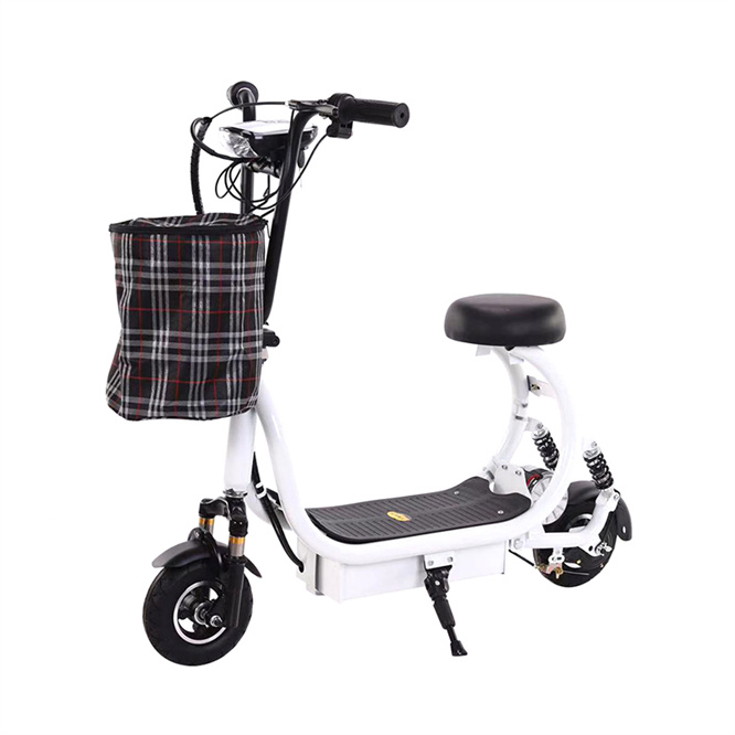 Factory Supply Cheap Electric Scooter 24V 4A 10A 12A 15A Lithium Battery Trotinette-electrique- Adults Escooter