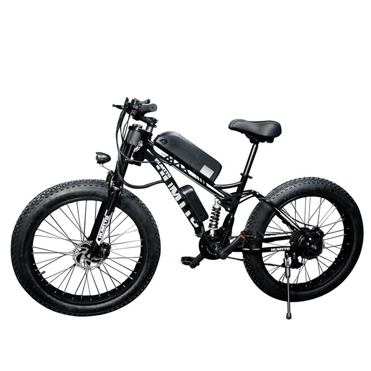 26inch Steel Frame Integrated Battery Electric Mountain Fat Bike 250W/750W Double Disc Brake 
