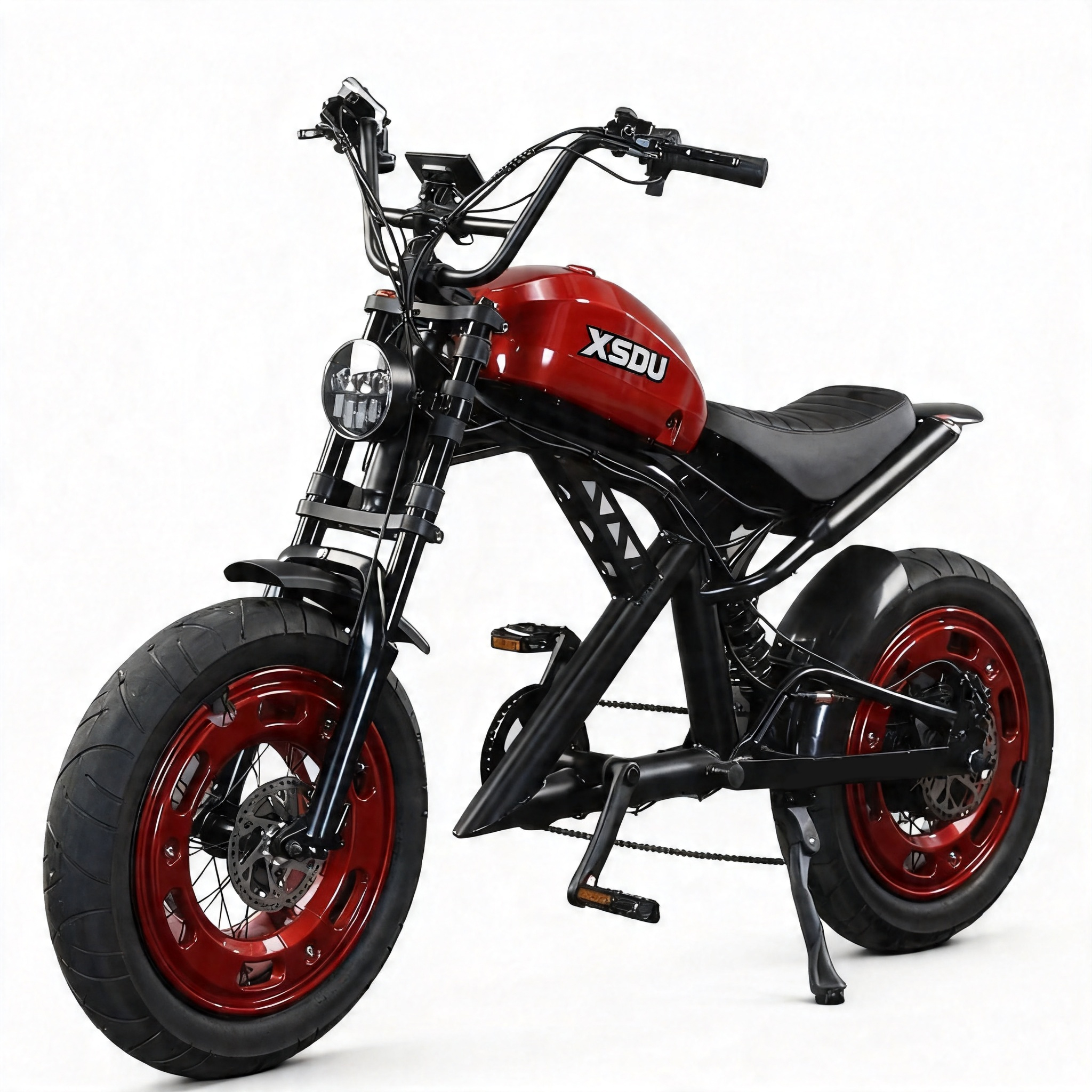 Electric Motorcycle 52V 1500W Adult Ebike 30Ah Lithium Battery Long Range High Performance All Terrain 