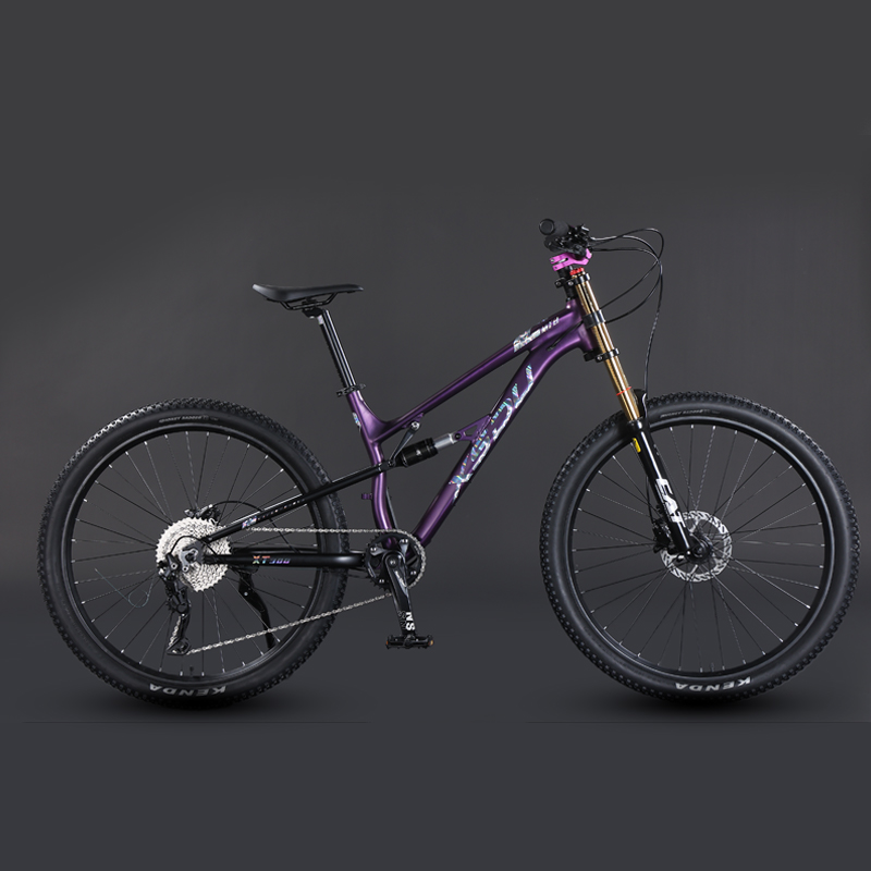 2024 New Newest 26 Full Suspension Aluminum Alloy Mountain Bike 15 kg Full Suspension Bike Mountain Bike Frame Bicycle 
