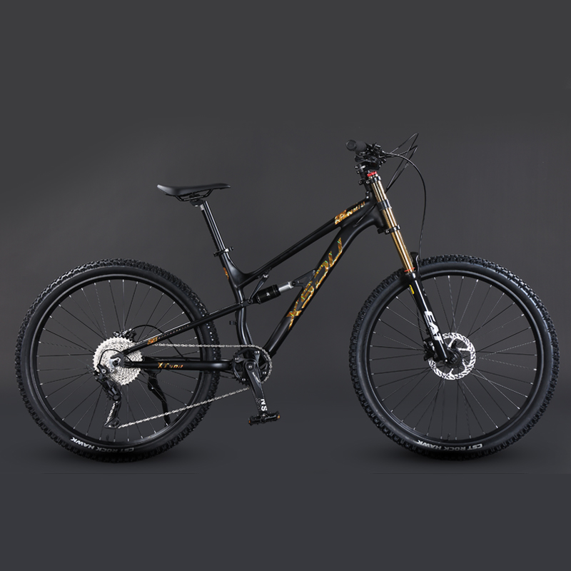 2024 New Newest 26 Full Suspension Aluminum Alloy Mountain Bike 15 kg Full Suspension Bike Mountain Bike Frame Bicycle 
