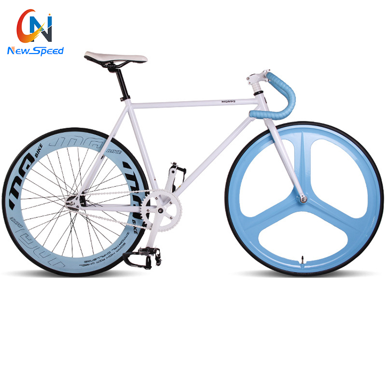 Chinese Factory OEM Fixed Gear Bicycle Steel Disc Brake Single Speed Road Bike for Men 