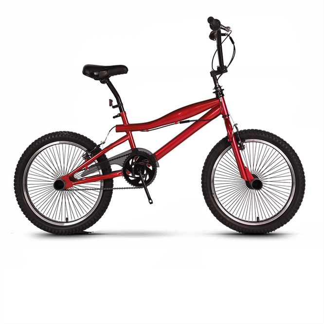 Cheap Old School Steel BMX Bike 20 Inch Freestyle Street Racing Full Shockproof Frame 6 Speed Double V Brake 
