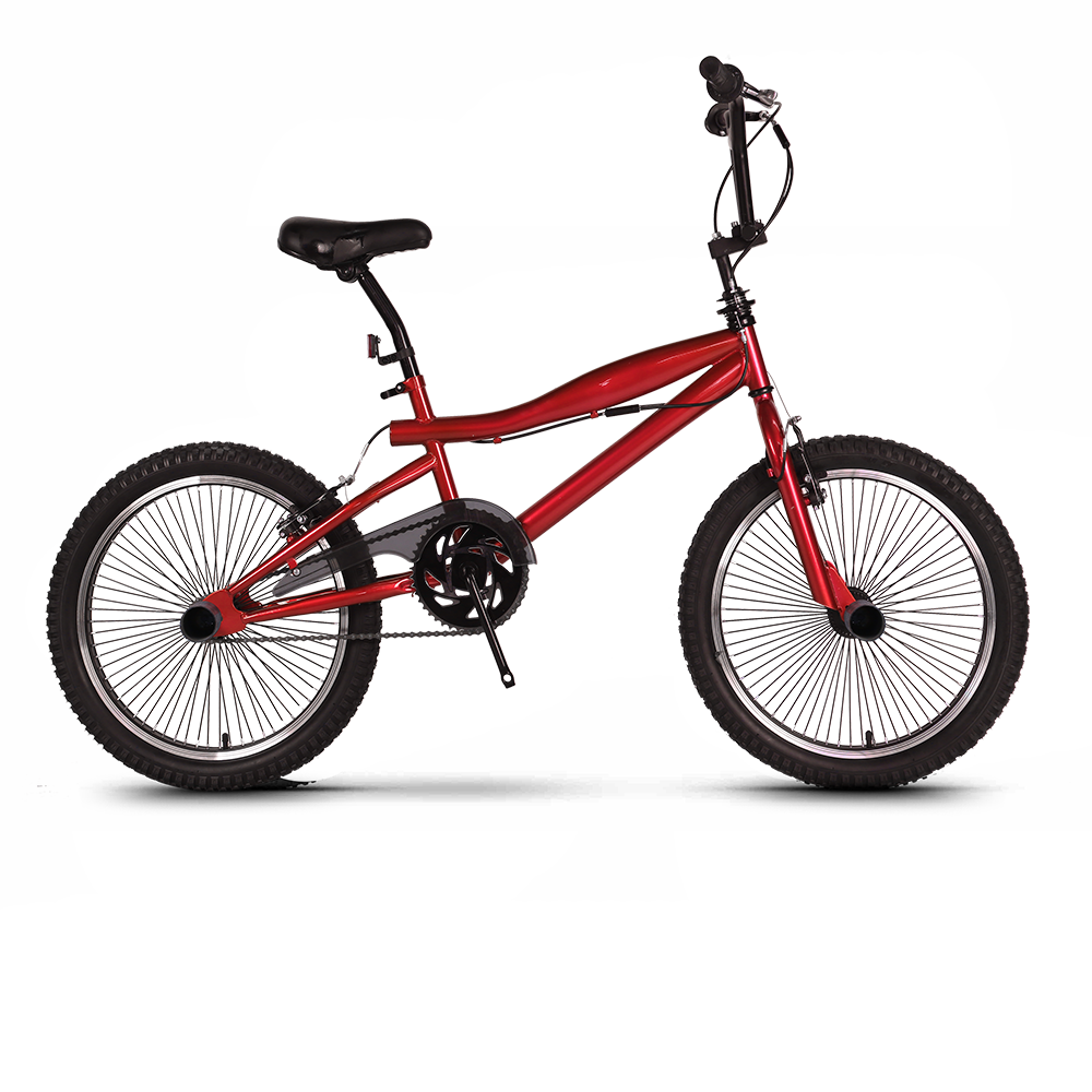 Cheap Old School Steel BMX Bike 20 Inch Freestyle Street Racing Full Shockproof Frame 6 Speed Double V Brake 