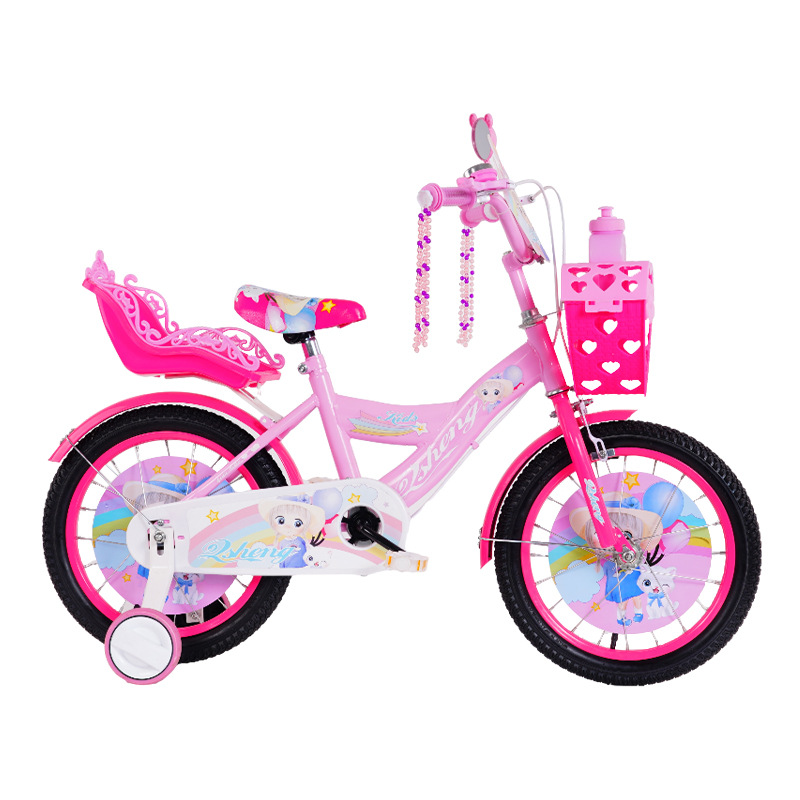Factory 12 14 16 Inch Child Bicycle Bisicleta Children's Bike Kids Cycle for Baby Girl Age 3-8 Year Old 