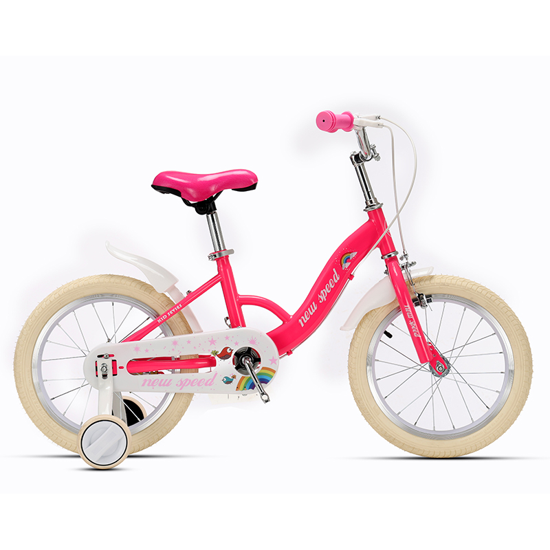 Cheap Price 12 Inch 12 Speed Steel Frame Kids Folding Bike with Training Wheels for Boys and Girls 3-12 Years 