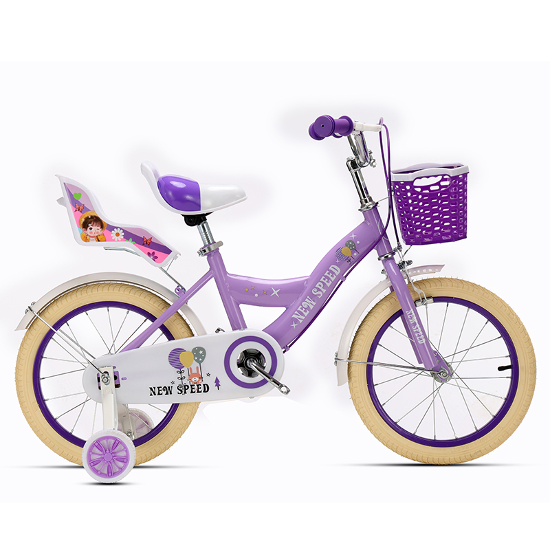 Beautiful Steel Single Speed Pink/Purple/Blue Tire Girls Children Bicycle Line Training Wheels Lightweight High Quality Sale 
