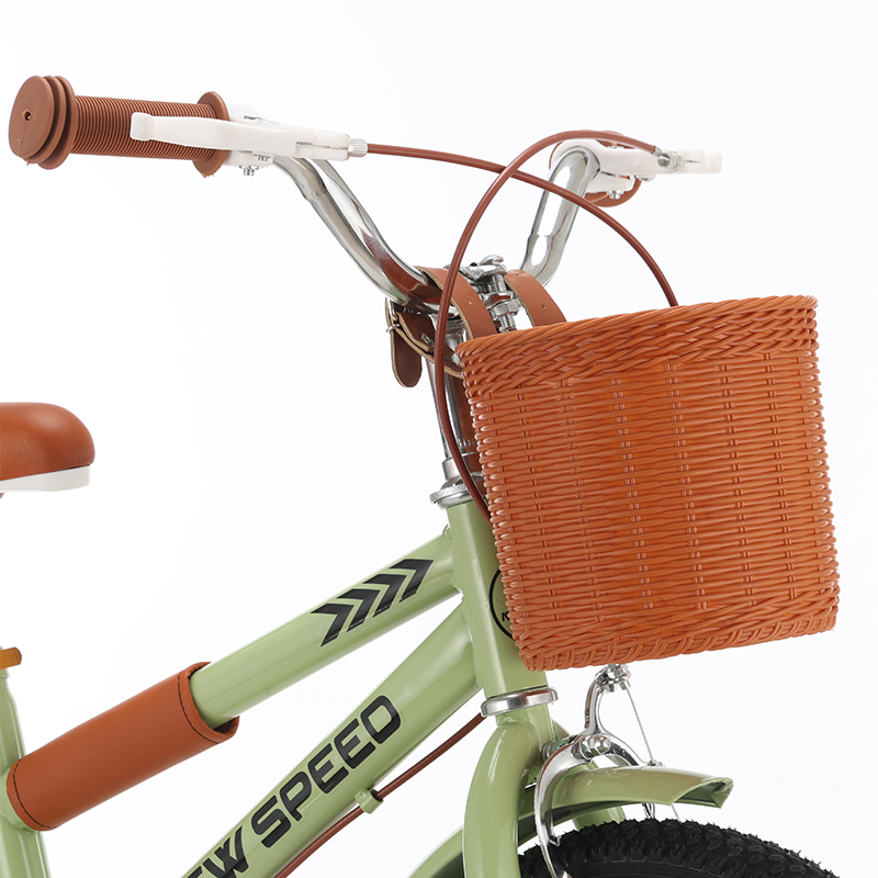 New Stock Basic Steel Single Speed Children's Bicycle 3-8 Years Old with Plastic Basket Cheap Bike for Sale 